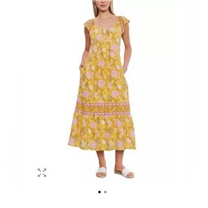Anthropologie-Velvet by Graham & Spencer-Jazlyn Flutter Sleeved Dress
